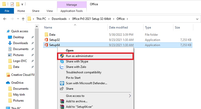 tải office 2021 bước 2