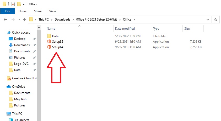 tải office 2021 bước 1