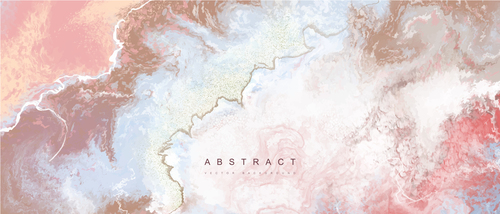 Geometry watercolor abstract horizontal background vector free download