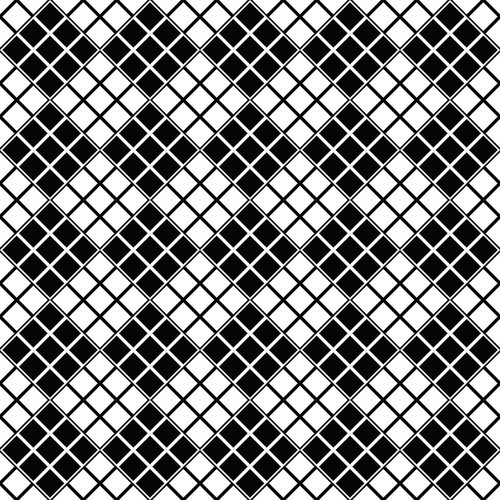White background black square seamless pattern vector free download