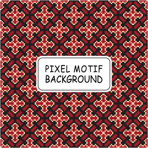 Simple pixel pattern background vector free download
