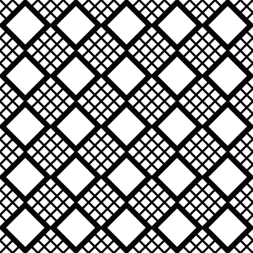 Black border square seamless pattern vector free download