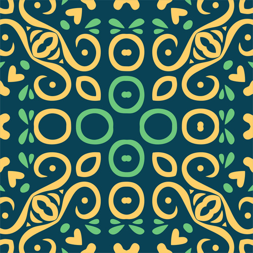 Vintage portuguese azulejoz seamless pattern vector free download