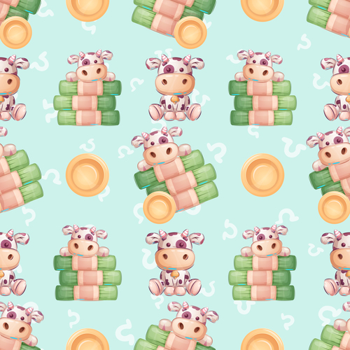 Lovely seamless pattern vector free download