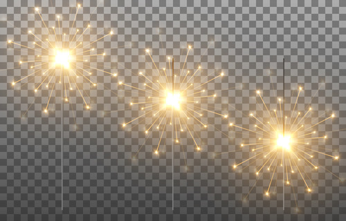Spark lamp vector on independent transparent background free download
