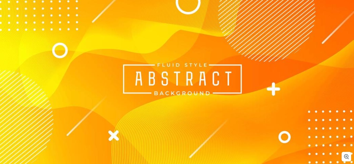 Orange Abstract Fluid Background Free Vector